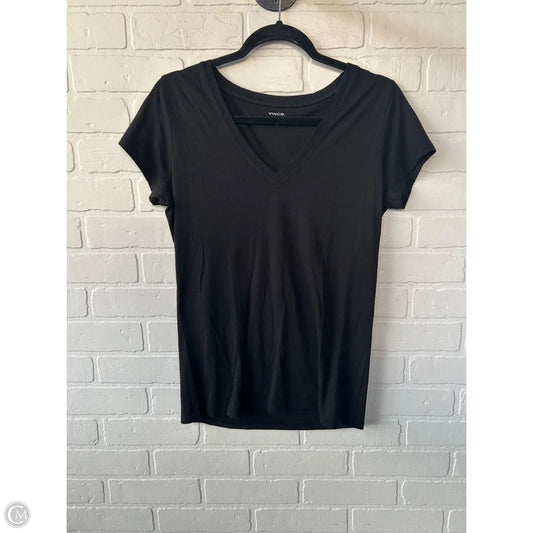 Top Short Sleeve Basic By Vince In Black, Size: S