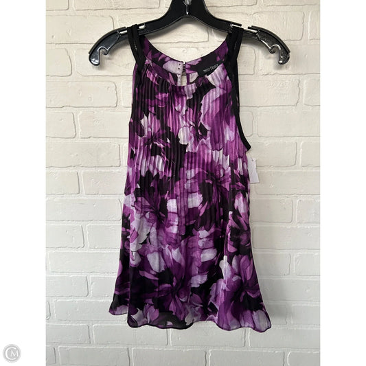 Top Sleeveless By White House Black Market In Purple, Size: M