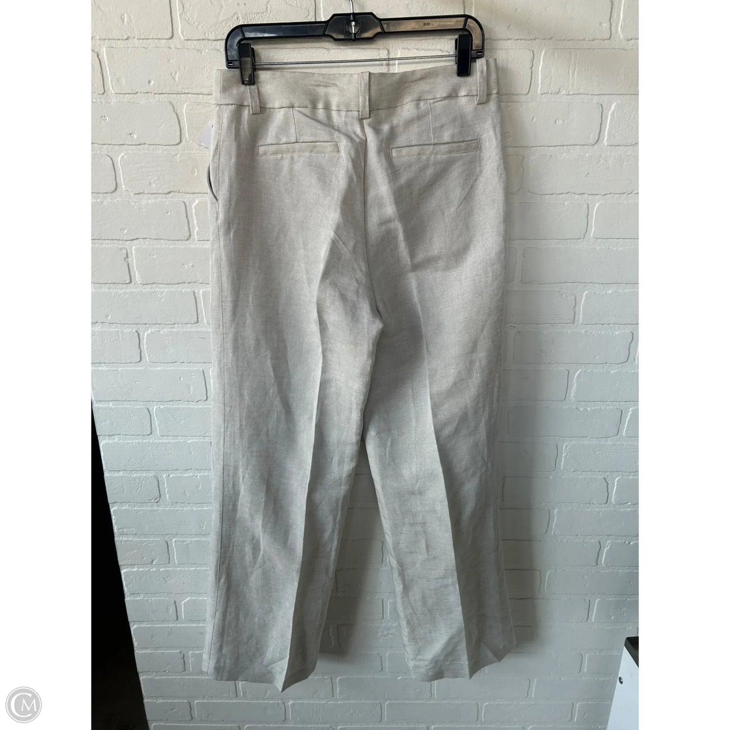 Pants Linen By H&m In Beige, Size: 8