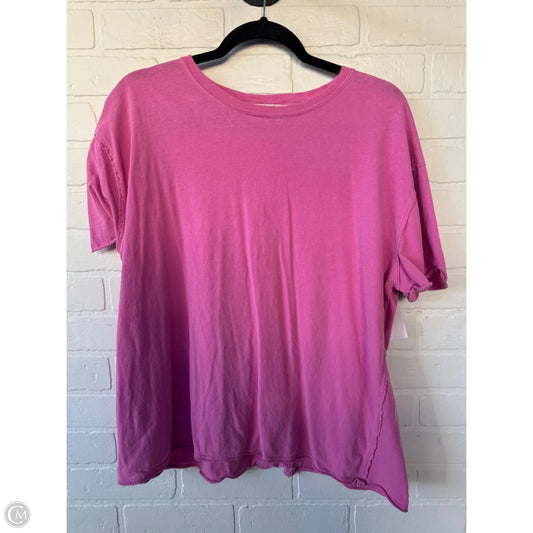 Top Short Sleeve Basic By We The Free In Pink, Size: S