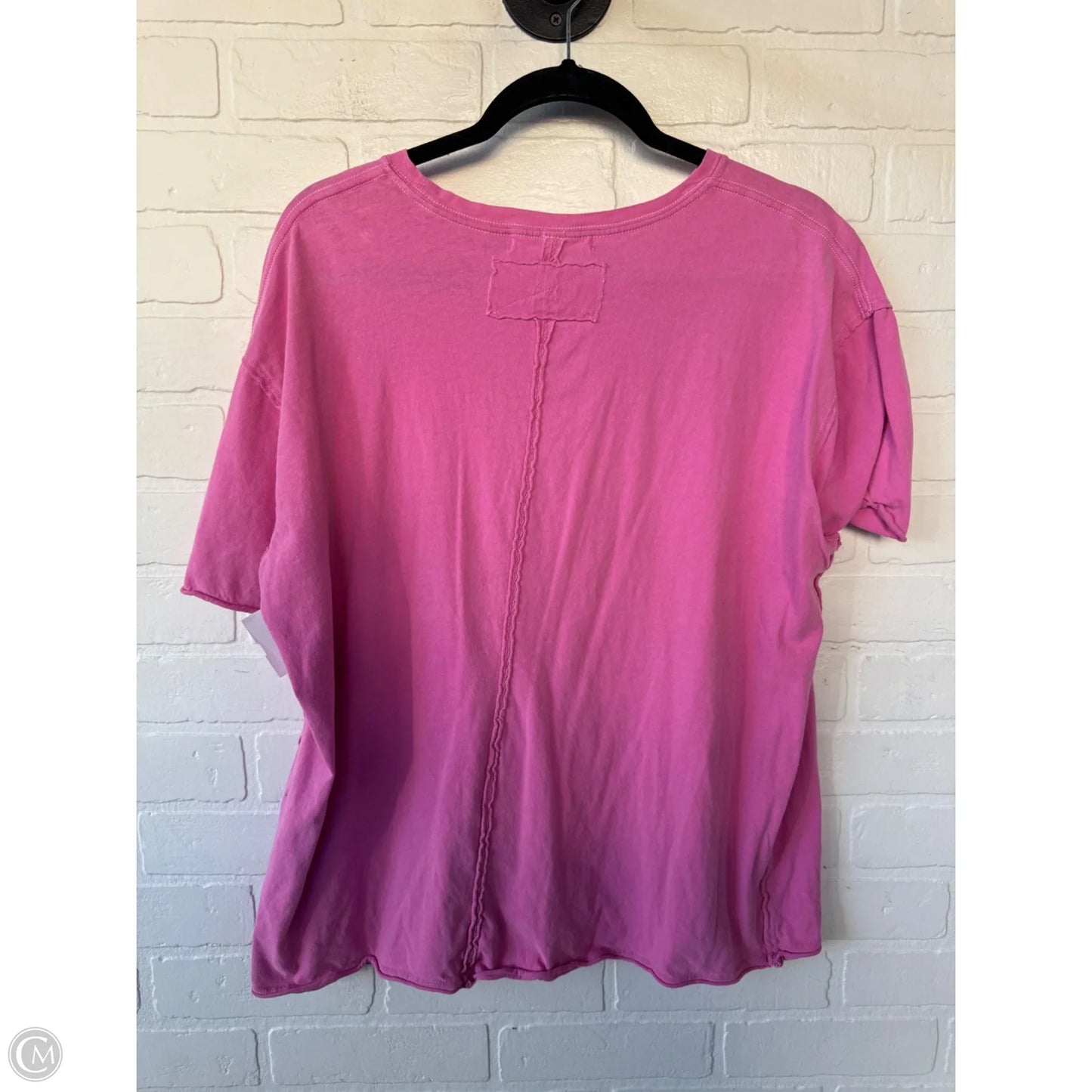 Top Short Sleeve Basic By We The Free In Pink, Size: S