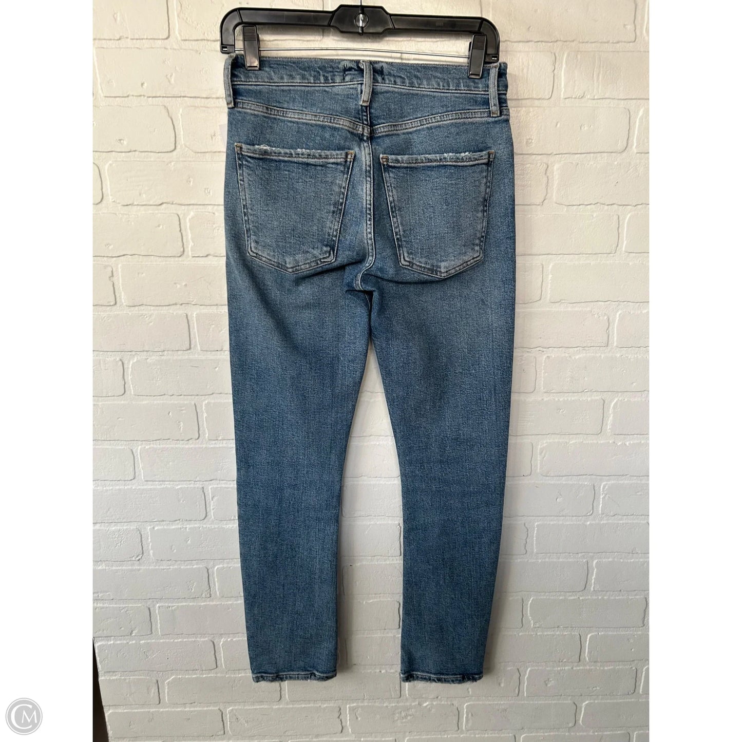 Jeans Skinny By Agolde In Blue Denim, Size: 2
