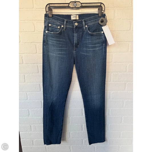 Jeans Skinny By Agolde In Blue Denim, Size: 6