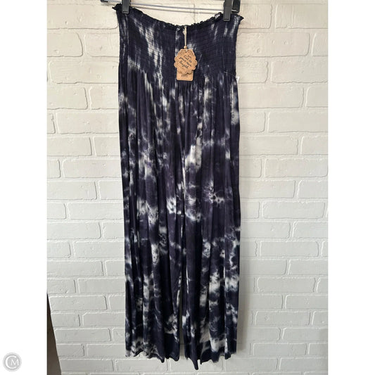 Pants Wide Leg By Natural Life In Blue & White, Size: 16