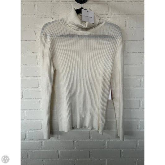 Sweater By Croft And Barrow In Cream, Size: Xl