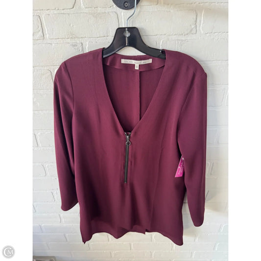 Top Long Sleeve By Rachel Roy In Red, Size: S