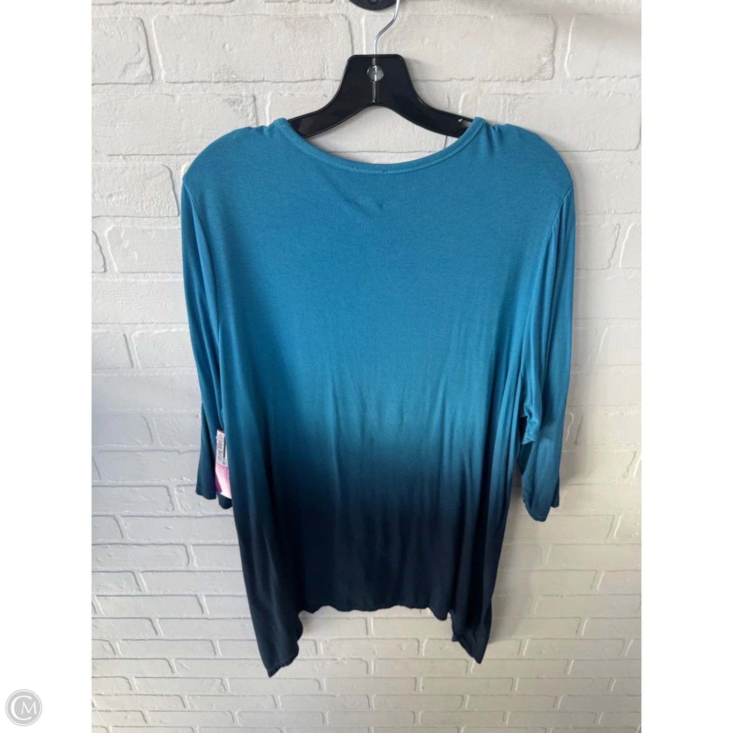 Top Long Sleeve By Sunday In Blue, Size: 2x