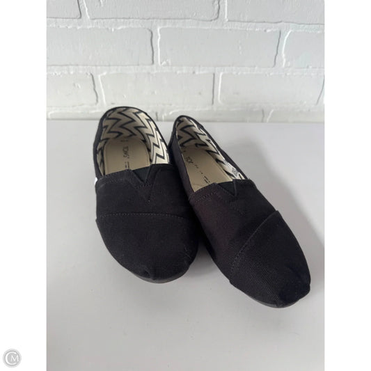 Shoes Flats By Toms In Black, Size: 7.5