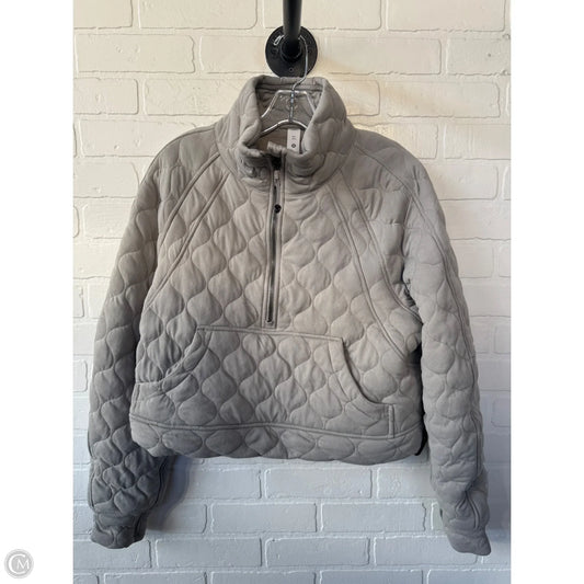 Athletic Sweatshirt Collar By Lululemon In Green, Size: M