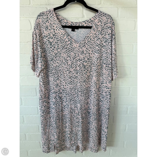 Nightgown By Donna Karan In Grey & Pink, Size: M