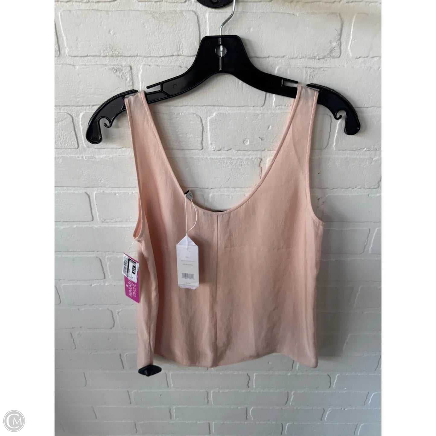 Top Sleeveless By Vince In Peach, Size: S