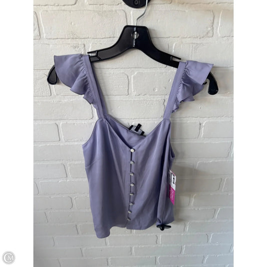 Top Sleeveless By Theory In Purple, Size: S