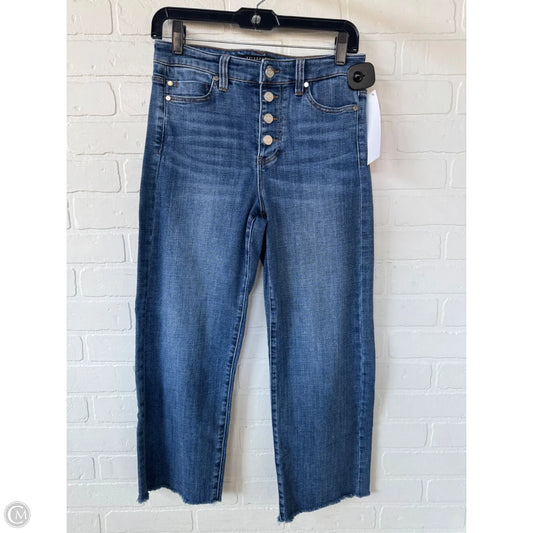 Jeans Straight By Liverpool In Blue Denim, Size: 4