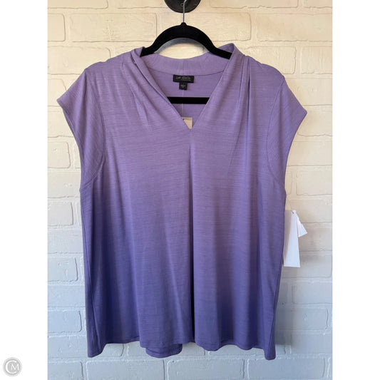 Top Short Sleeve By J. Jill In Purple, Size: M