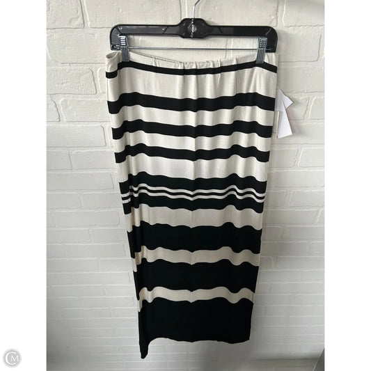 Skirt Maxi By Jeans By Buffalo In Black & Cream, Size: 14