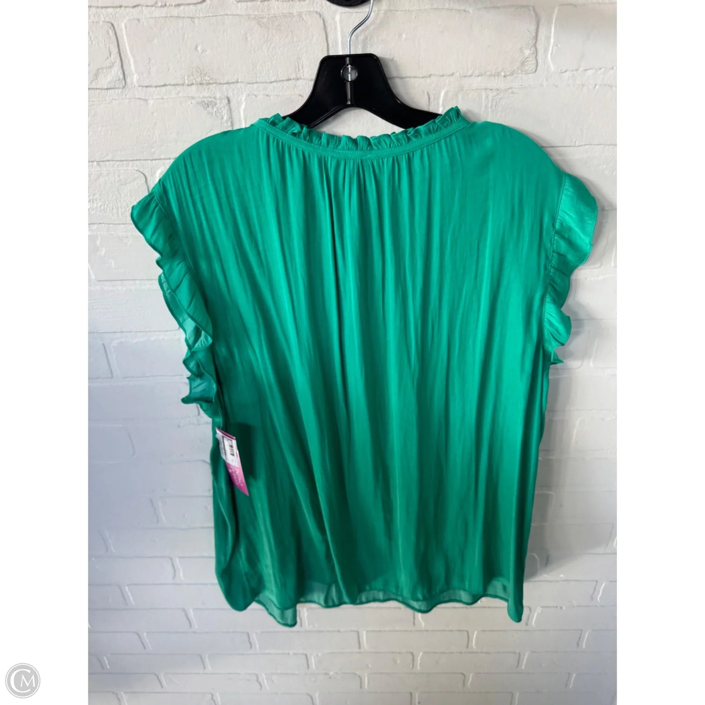 Top Sleeveless By Joie In Green, Size: 2x