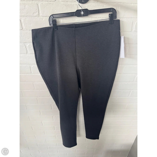 Pants Leggings By Chicos In Grey, Size: 16