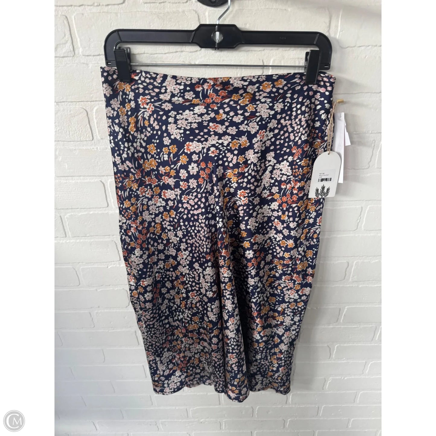 Skirt Maxi By Dress Forum In Blue & Cream, Size: 12
