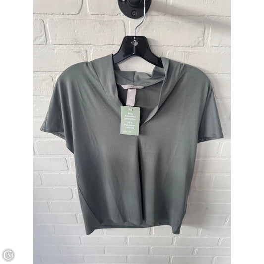 Top Short Sleeve By H&m In Green, Size: M