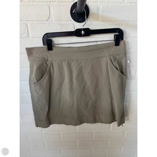 Athletic Skort By Columbia In Tan, Size: 12