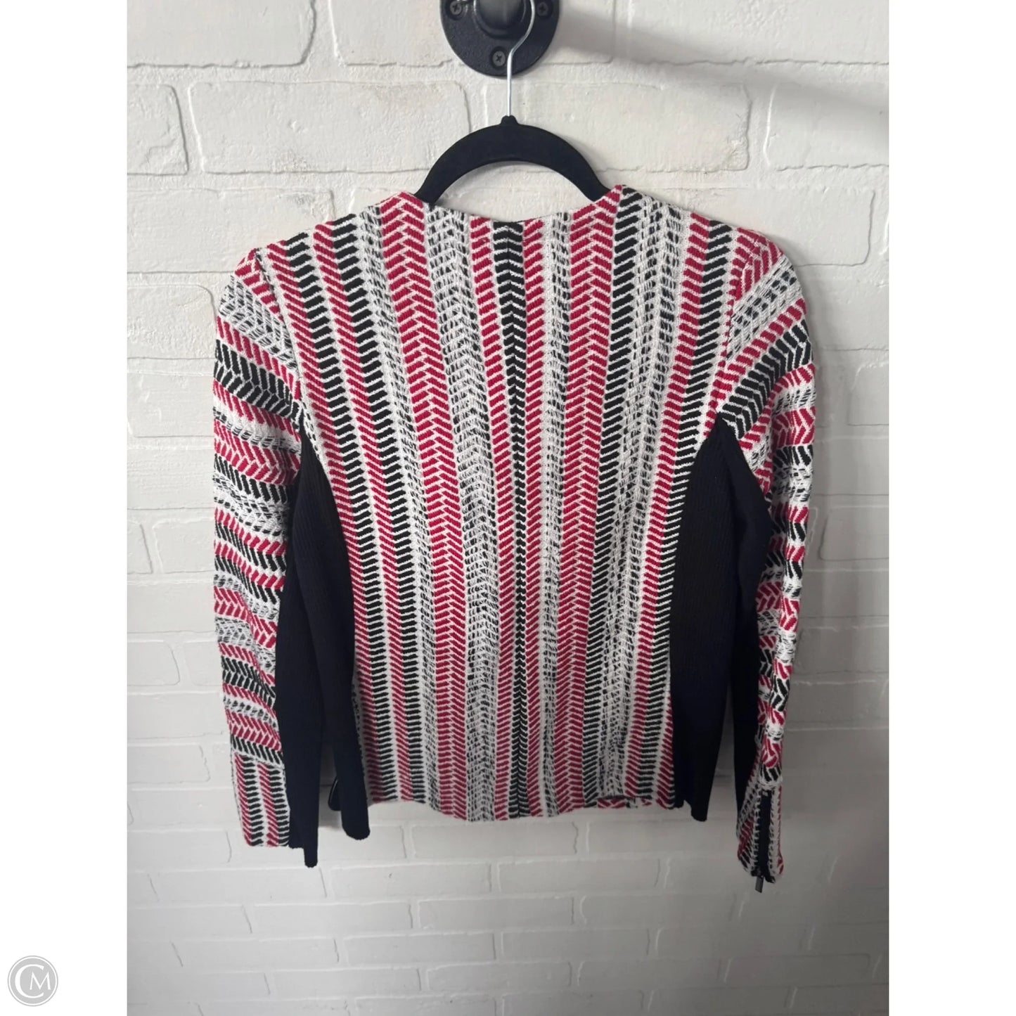 Blazer By Chicos In Black & Red, Size: S