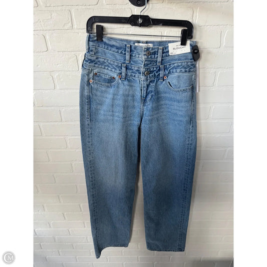 Jeans Straight By Abercrombie And Fitch In Blue Denim, Size: 2