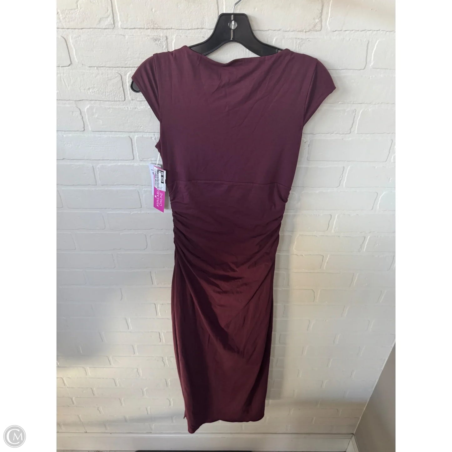 Dress Party Midi By Abercrombie And Fitch In Red, Size: S