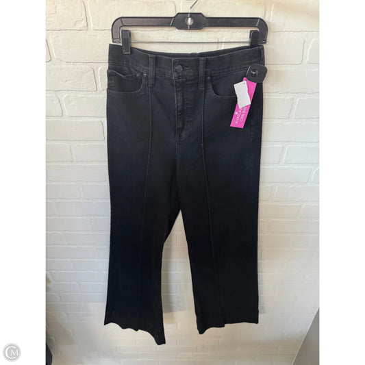 Jeans Wide Leg By J. Crew In Black Denim, Size: 6