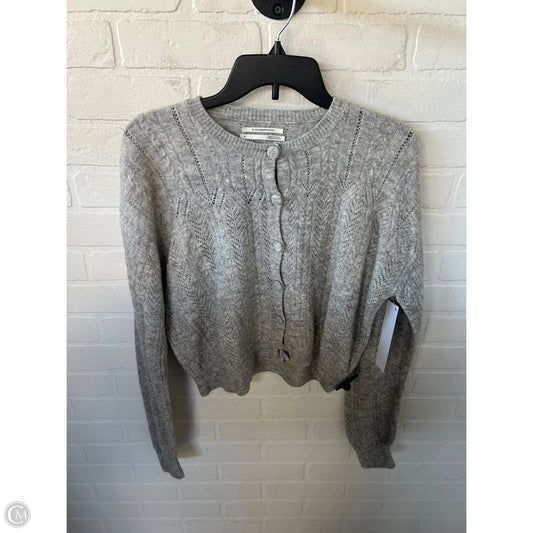 Sweater Cardigan By Anthropologie In Grey, Size: M