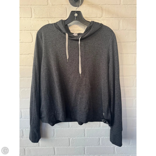 Athletic Top Long Sleeve Hoodie By Vuori In Grey, Size: Xl