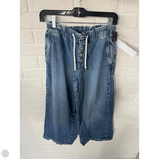 Jeans Wide Leg By Pilcro In Blue Denim, Size: 0p