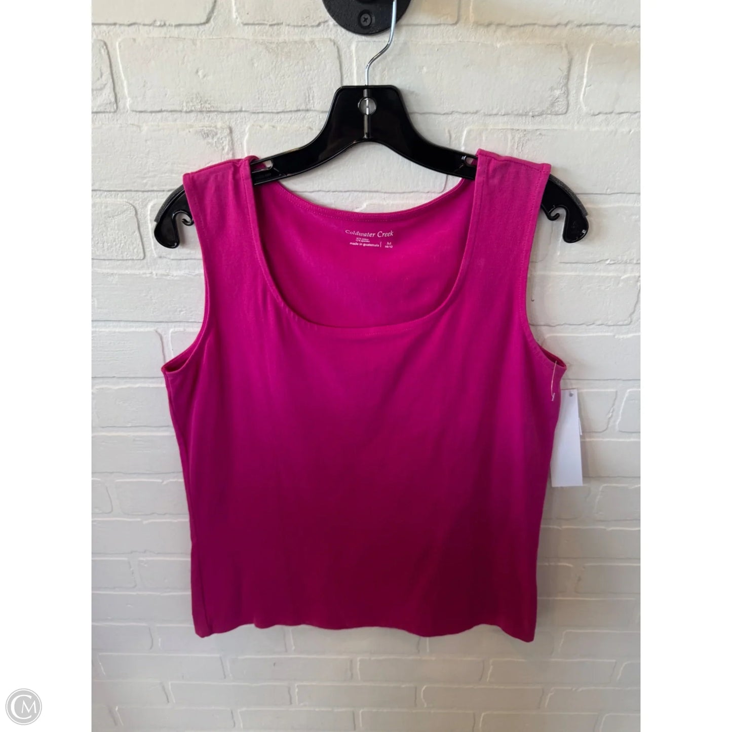 Top Sleeveless Basic By Coldwater Creek In Pink, Size: M