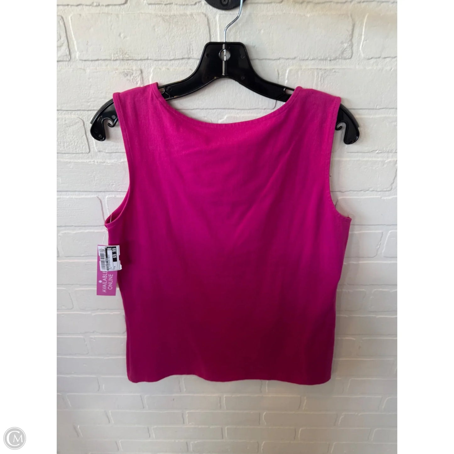 Top Sleeveless Basic By Coldwater Creek In Pink, Size: M