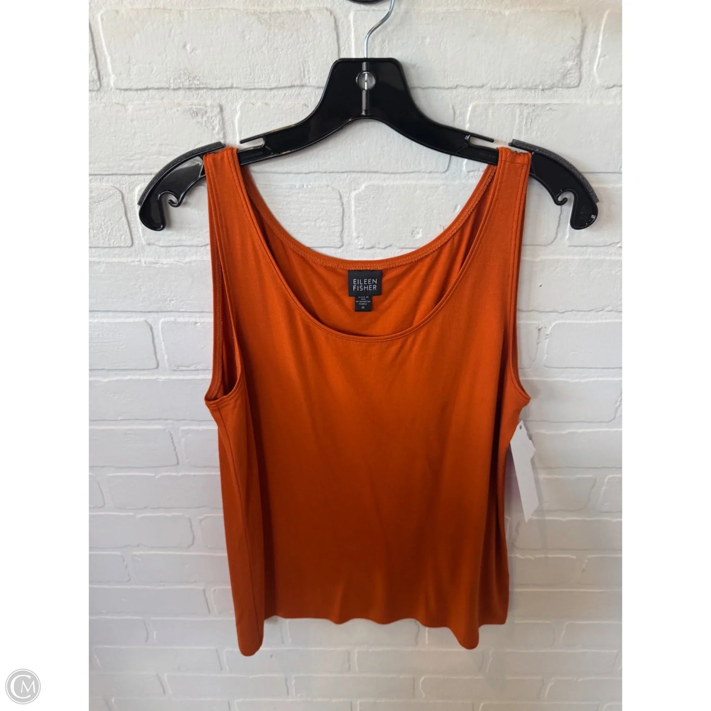 Top Sleeveless Basic By Eileen Fisher In Orange, Size: M