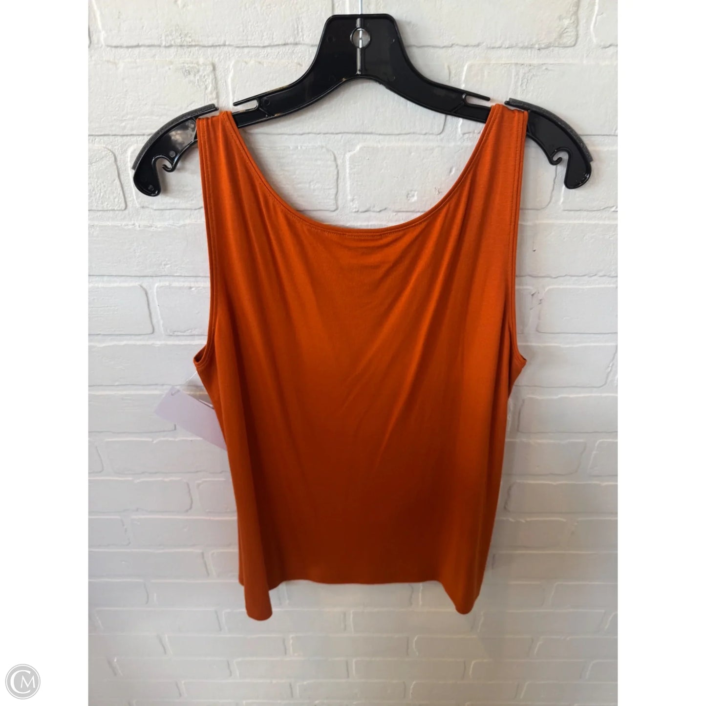 Top Sleeveless Basic By Eileen Fisher In Orange, Size: M