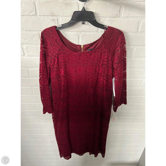 Dress Party Midi By Liz Claiborne In Red, Size: Xl