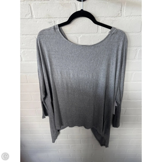 Top Long Sleeve By 1.state In Grey, Size: M