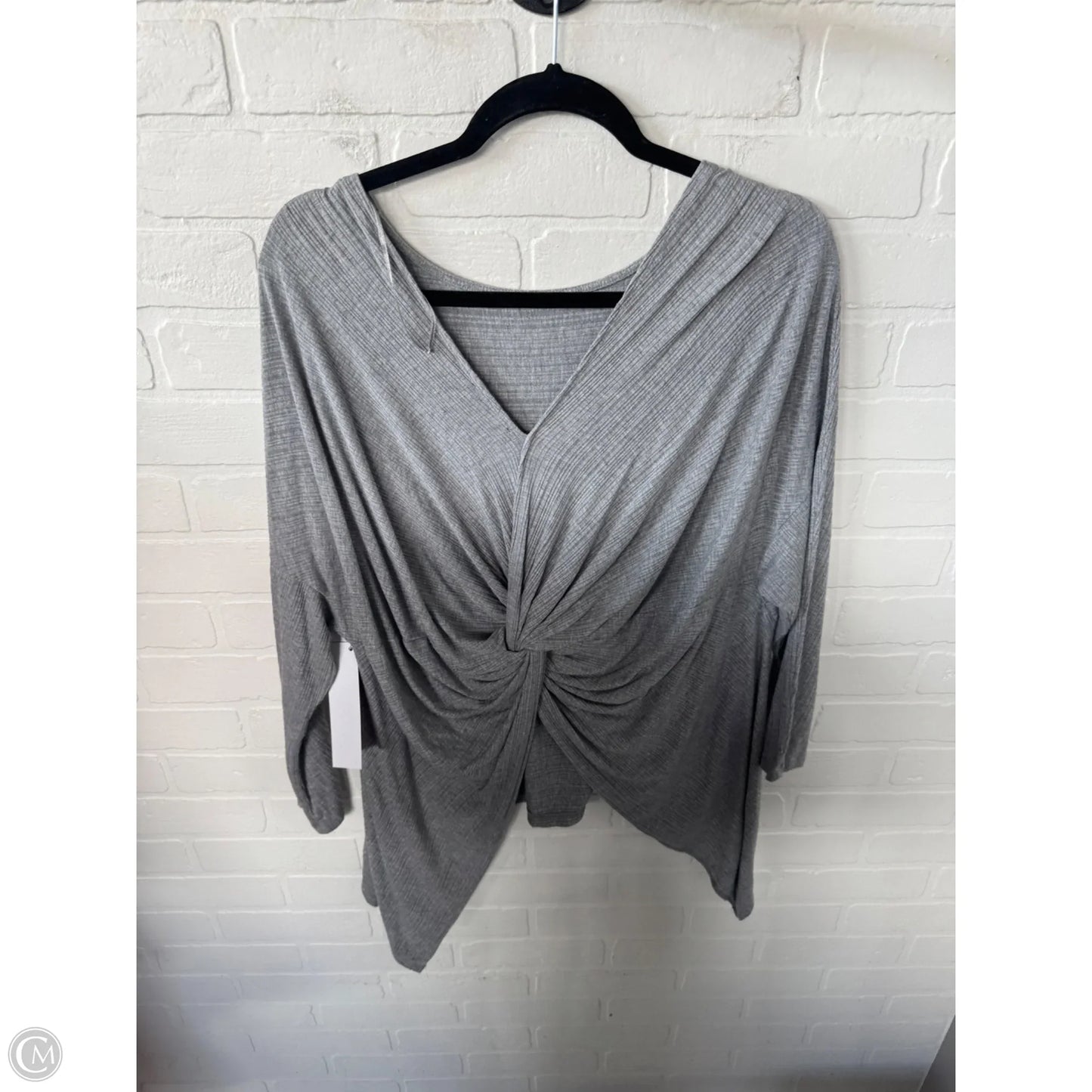 Top Long Sleeve By 1.state In Grey, Size: M