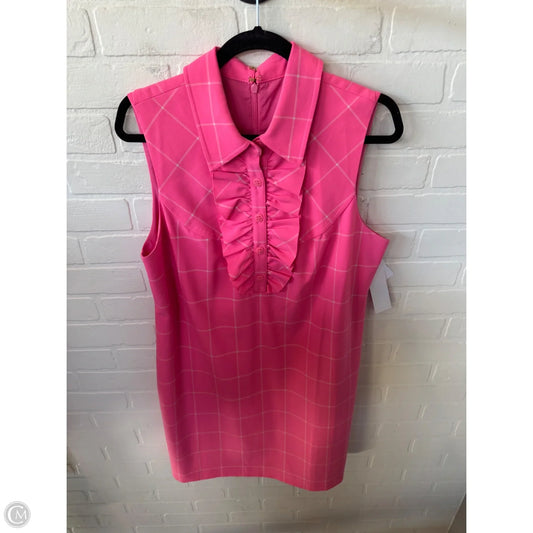 Dress Work By Trina Turk In Pink & White, Size: L