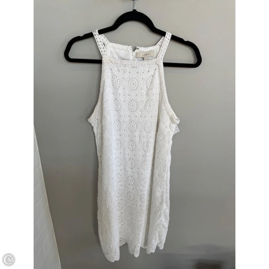 Dress Party Short By Loft In White, Size: L