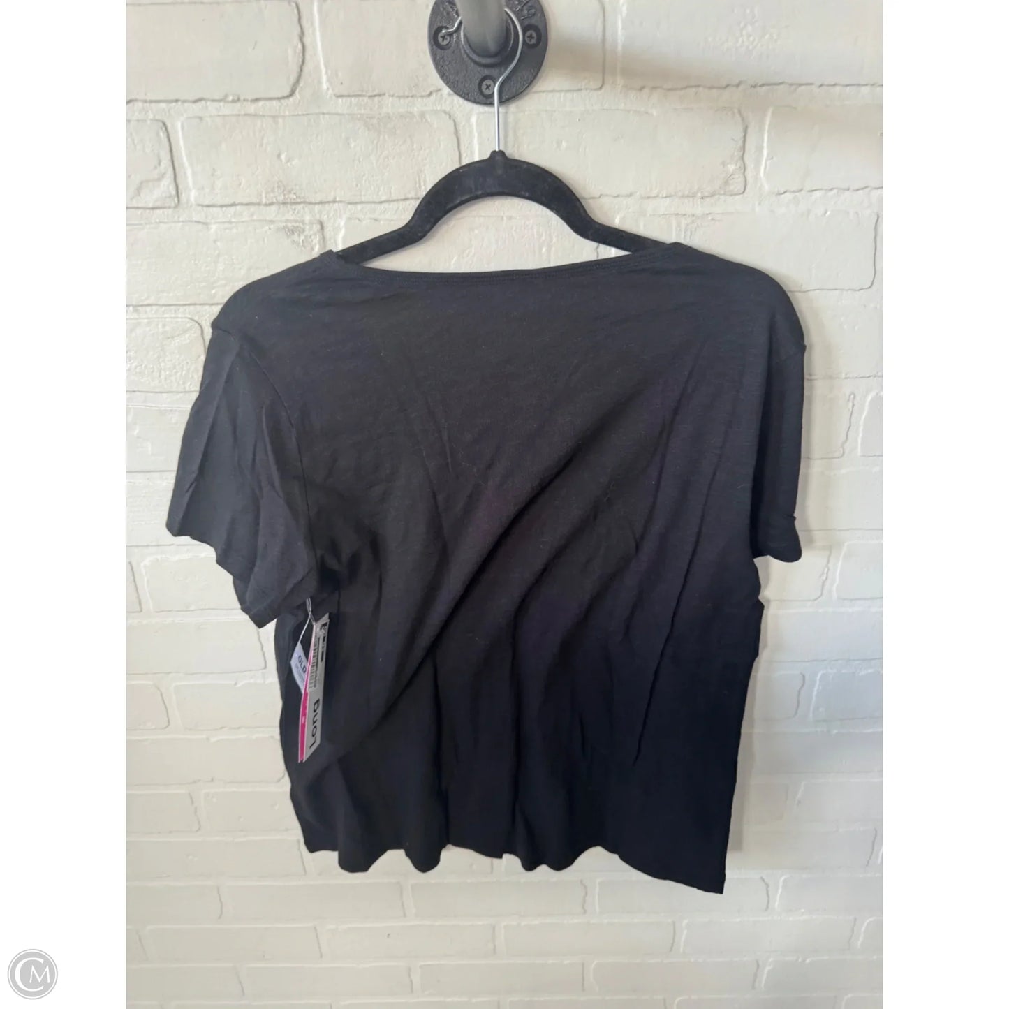 Top Short Sleeve Basic By Old Navy In Black, Size: M