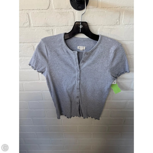 Top Short Sleeve Basic By Pilcro In Grey, Size: S