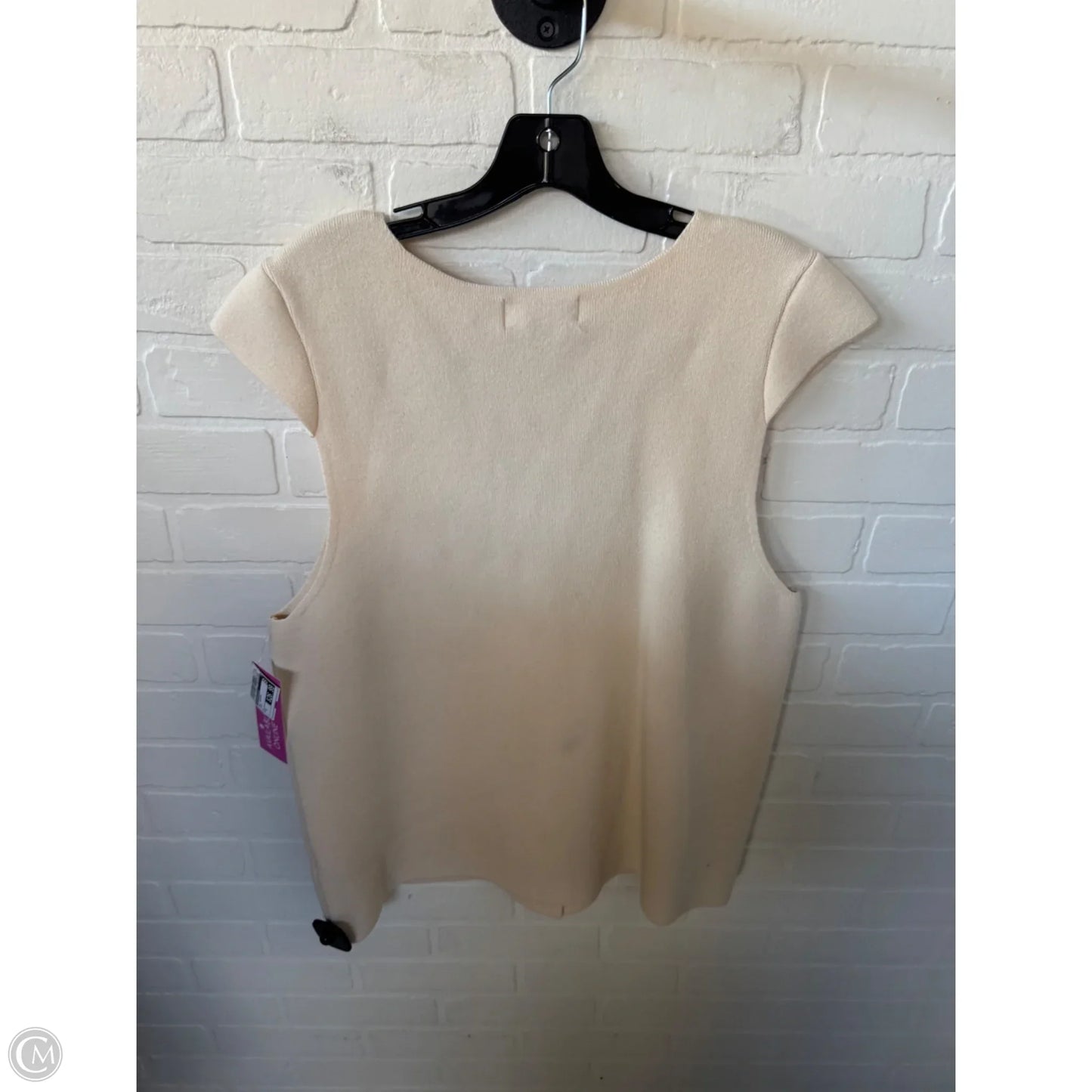 Vest Sweater By Anthropologie In Cream, Size: S