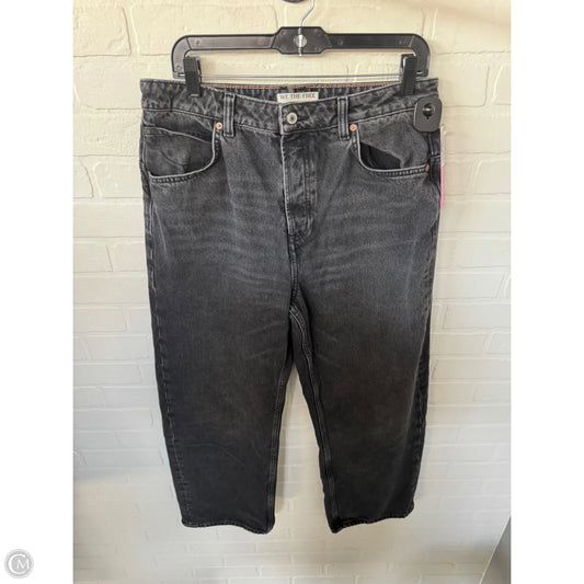 Jeans Straight By We The Free In Black Denim, Size: 10
