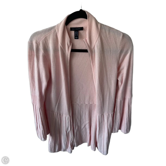 Sweater Cardigan By H For Halston In Pink, Size: Xxs