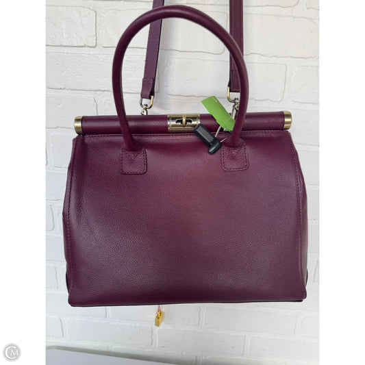 Handbag Leather By Clothes Mentor, Size: Large