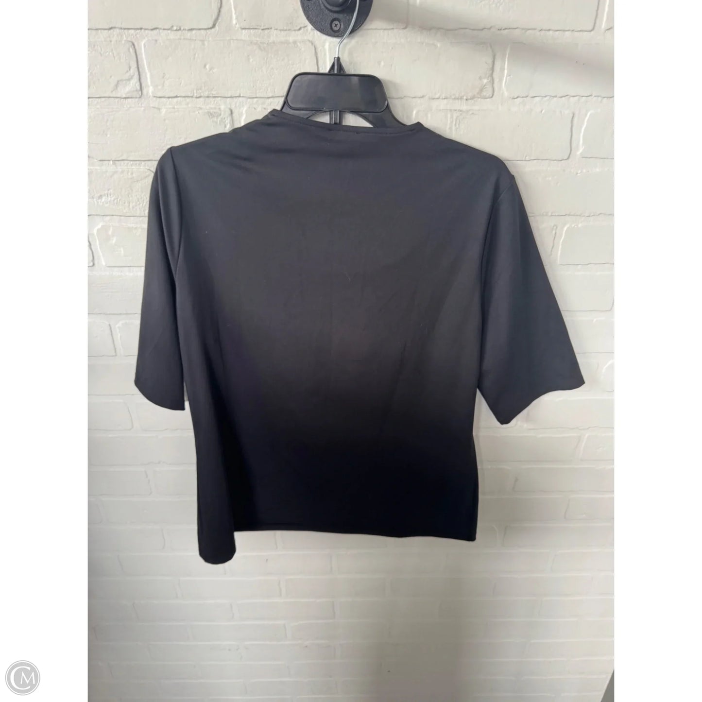 Top 3/4 Sleeve Basic By Ann Taylor In Black, Size: Xl