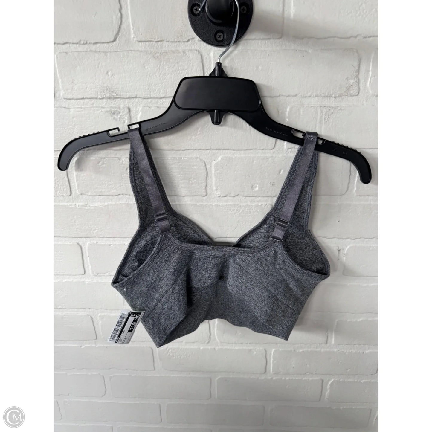 Athletic Bra By Puma In Grey, Size: M