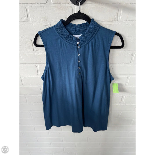 Top Sleeveless By J. Jill In Blue, Size: L