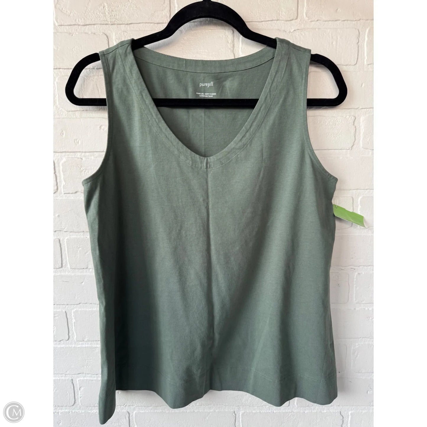 Top Sleeveless Basic By Pure Jill In Green, Size: S